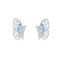 Cercei Argint Blue Butterfly