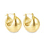 Cercei Placati cu Aur 14k Chunky Hoops