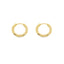 Cercei Placati cu Aur Classic Round Hoops