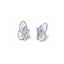 Cercei Argint Blue Butterfly