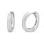 Cercei Argint Geometric Hoop