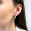 Cercei Argint Golden Huggie Hoops - SORELLY