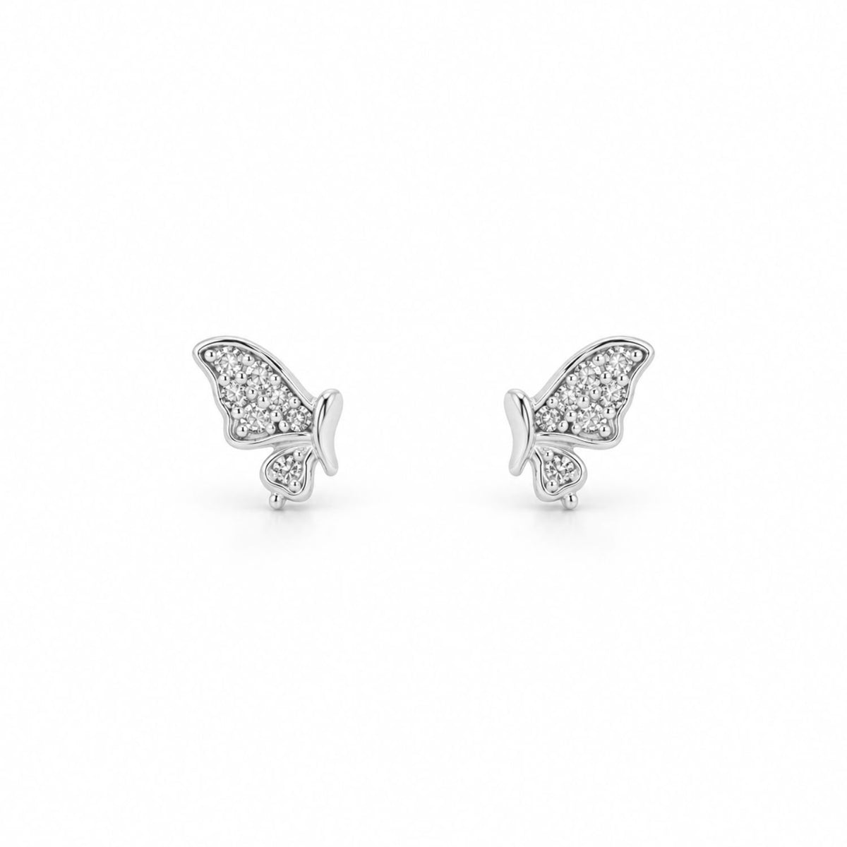 Cercei Argint Mini Butterfly