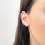 Cercei Aur 14k Cruce cu Diamante 0.060ct