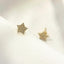 Cercei Aur 14k Stea cu Pietre Zirconia