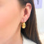 Cercei Placati cu Aur 14k Big Chunky Hoops