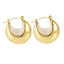 Cercei Placati cu Aur 14k Chunky Hoops