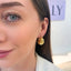 Cercei Placati cu Aur 14k Chunky Hoops