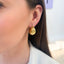 Cercei Placati cu Aur 14k Chunky Hoops