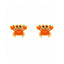 Cercei Placati cu Aur 14k Crab