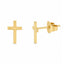 Cercei Placati cu Aur 14k Cruce
