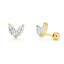 Cercei Placati cu Aur 14k Dainty cu Filet