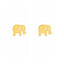 Cercei Placati cu Aur 14k Elefant