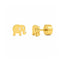 Cercei Placati cu Aur 14k Elefant