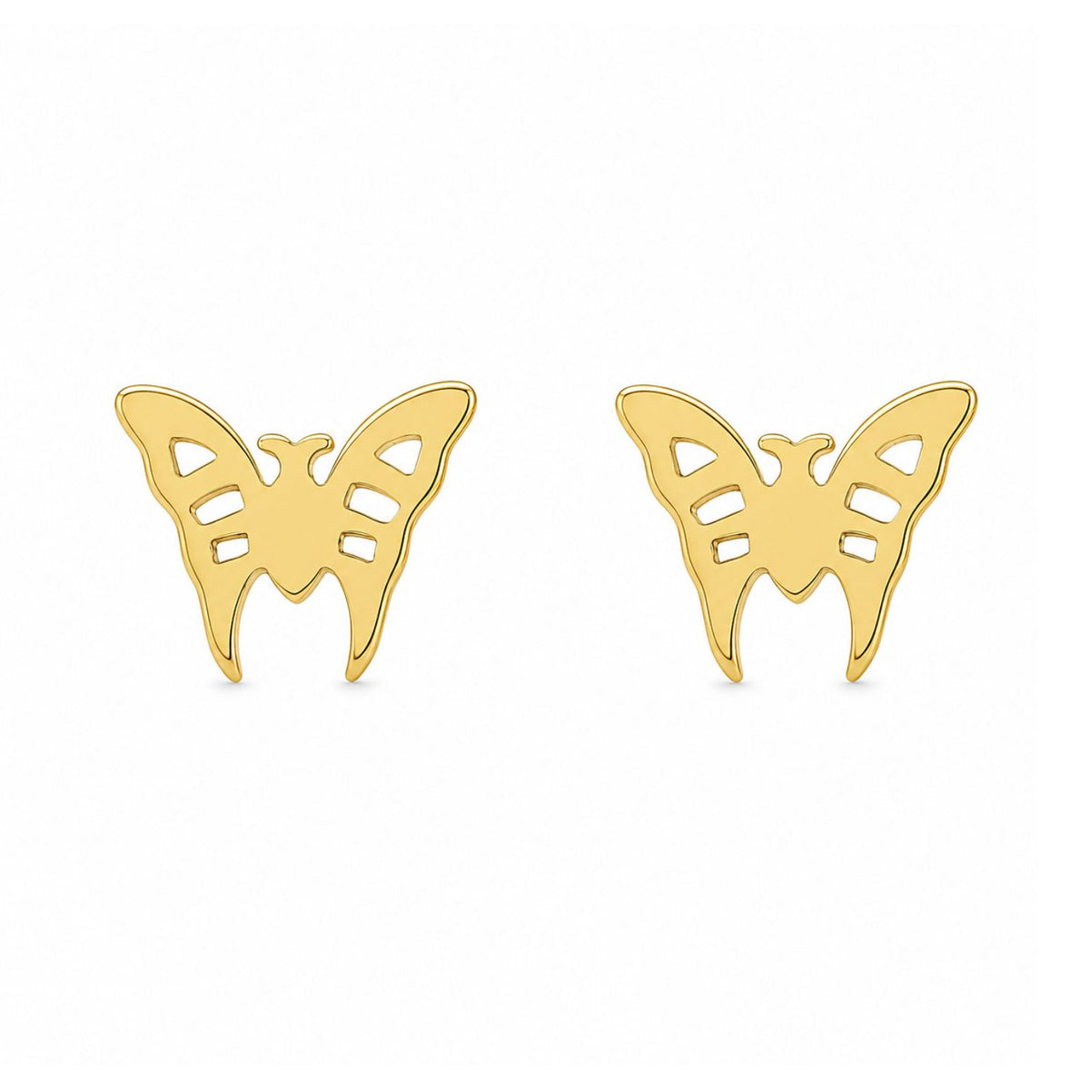 Cercei Placati cu Aur 14k Fluture