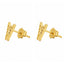 Cercei Placati cu Aur 14k Fluture