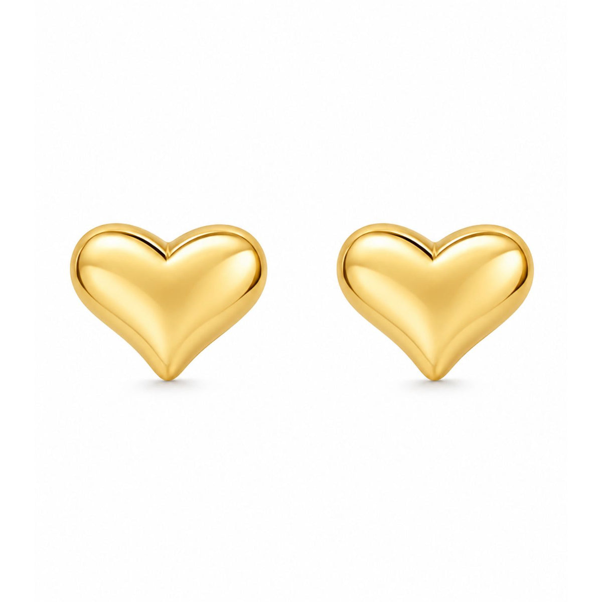 Cercei Placati cu Aur 14k Inima