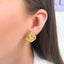 Cercei Placati cu Aur 14k Melted