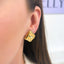 Cercei Placati cu Aur 14k Melted