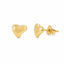 Cercei Placati cu Aur 14k Melted Heart