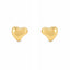Cercei Placati cu Aur 14k Melted Heart