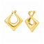Cercei Placati cu Aur 14k Romb