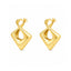 Cercei Placati cu Aur 14k Romb