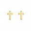 Cercei Placati cu Aur 14k Small Cross