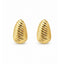 Cercei Placati cu Aur 14k Texturized Drop