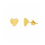 Cercei Placati cu Aur 14k Tiny Heart
