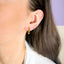 Cercei Placati cu Aur Classic Round Hoops - SORELLY