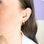Cercei Placati cu Aur Essential Hoops - SORELLY