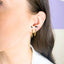 Cercei Placati cu Aur Essential Hoops - SORELLY