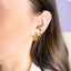 Cercei Placati cu Aur Essential Hoops - SORELLY