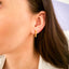 Cercei Placati cu Aur Triangle Hoops - SORELLY