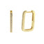 Cercei Argint Golden Huggie Hoops - SORELLY