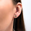 Cercei Aur 14k Fir Floare Onix