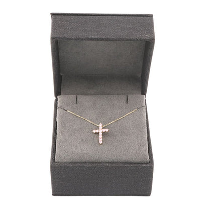 Lant Aur 14k Pink Cross