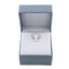Inel Argint Placat cu Aur Roz Tennis Baby Blue - SORELLY