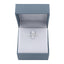 Inel Aur 14k Alb Inima cu Diamant 0.005ct