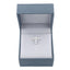 Inel Aur 14k Alb Patrat cu Diamante 0.033ct - SORELLY