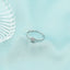 Inel Aur 14k Alb Patrat cu Diamante 0.033ct - SORELLY