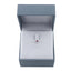 Inel Aur 14k Alb cu Rubin 0.150ct si Diamante 0.045ct