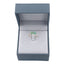 Inel Aur 14k Crenguta cu Diamante 0.043 ct si Smaralde - SORELLY