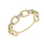 Inel Aur 14k Cuban cu Pietre Zirconia
