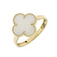 Inel Aur 14k Floare cu Email 1.3cm