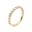 Inel Aur 14k Half Eternity Baguette