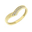 Inel Aur 14k Model Minimalist V-Shape