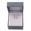 Inel Aur 14k Roz Half Eternity cu Diamante 0.063ct si Safire 0.294ct