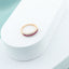 Inel Aur 14k Roz Half Eternity cu Diamante 0.087ct si Rubin 0.320ct